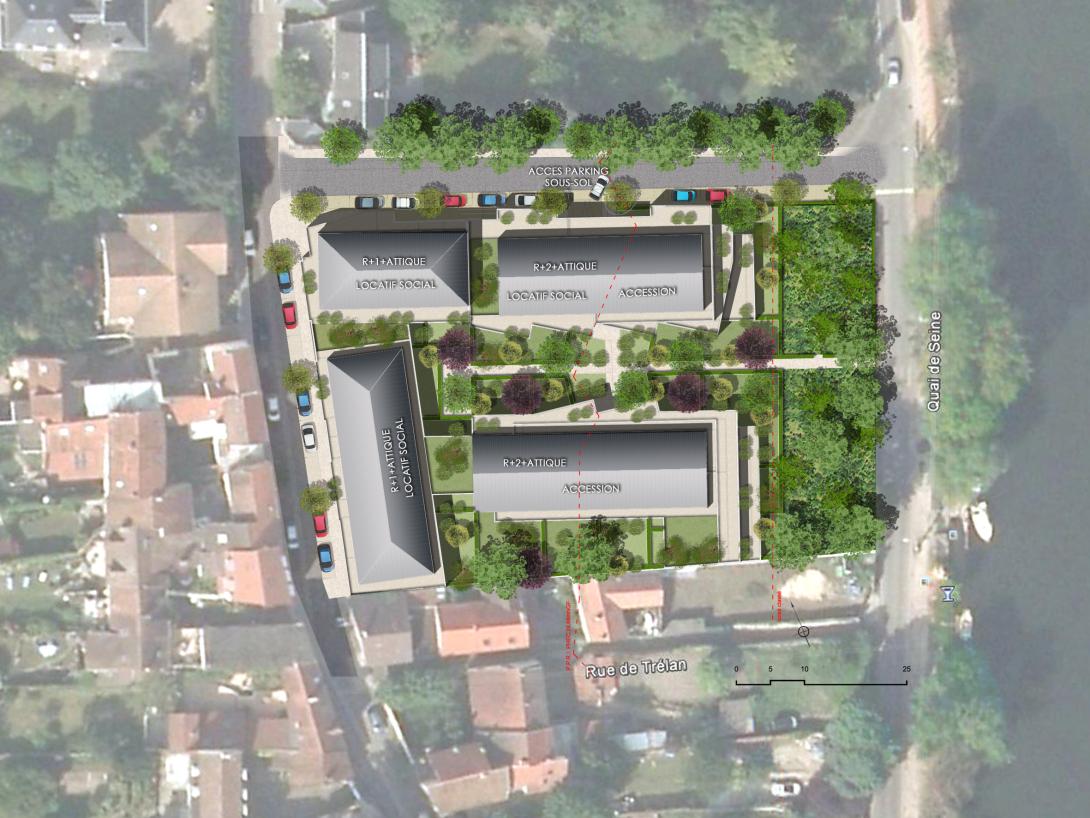 96 LOGEMENTS COLLECTIFS - ANDRESY (78)